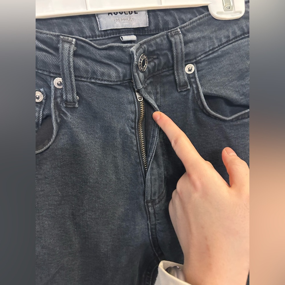 AGOLDE Black High Waisted Jeans - Picture 3 of 10